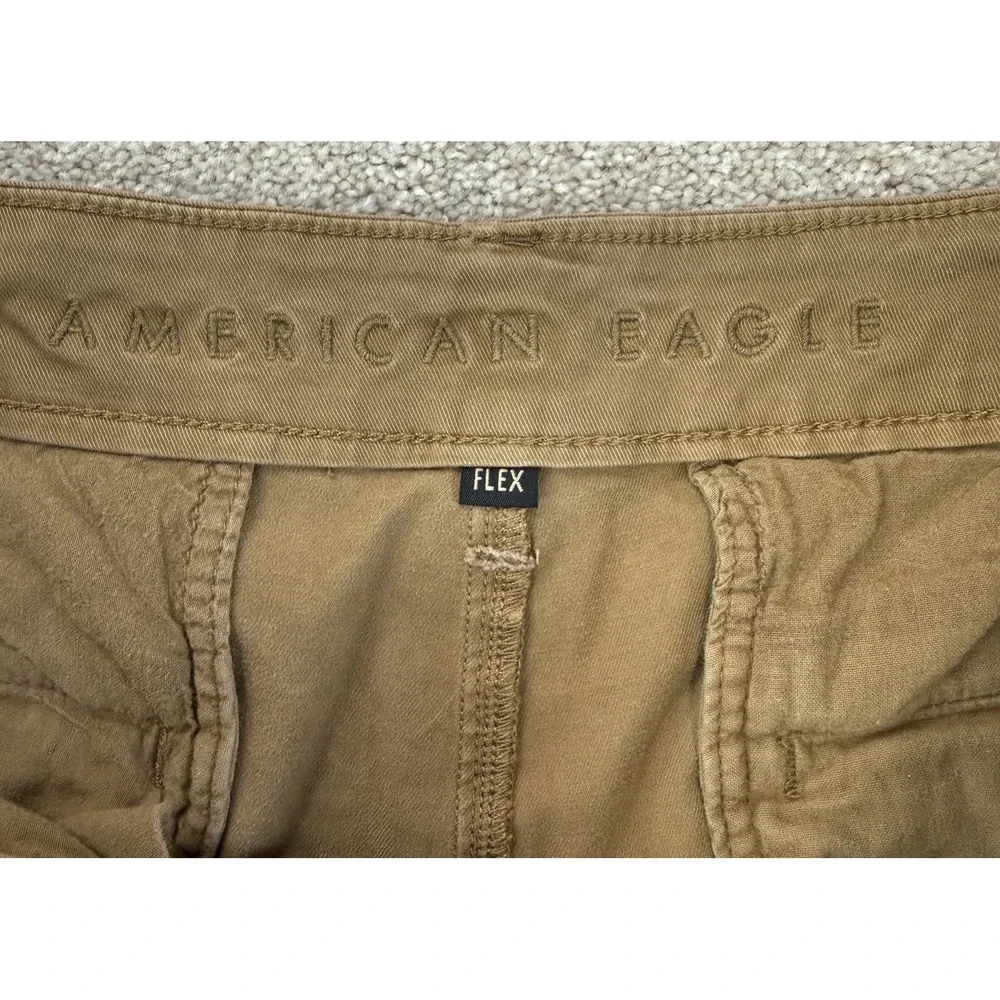 American Eagle Flex Athletic Skinny Khaki Pants Men's 36x36 (Fits 36x33) Preppy